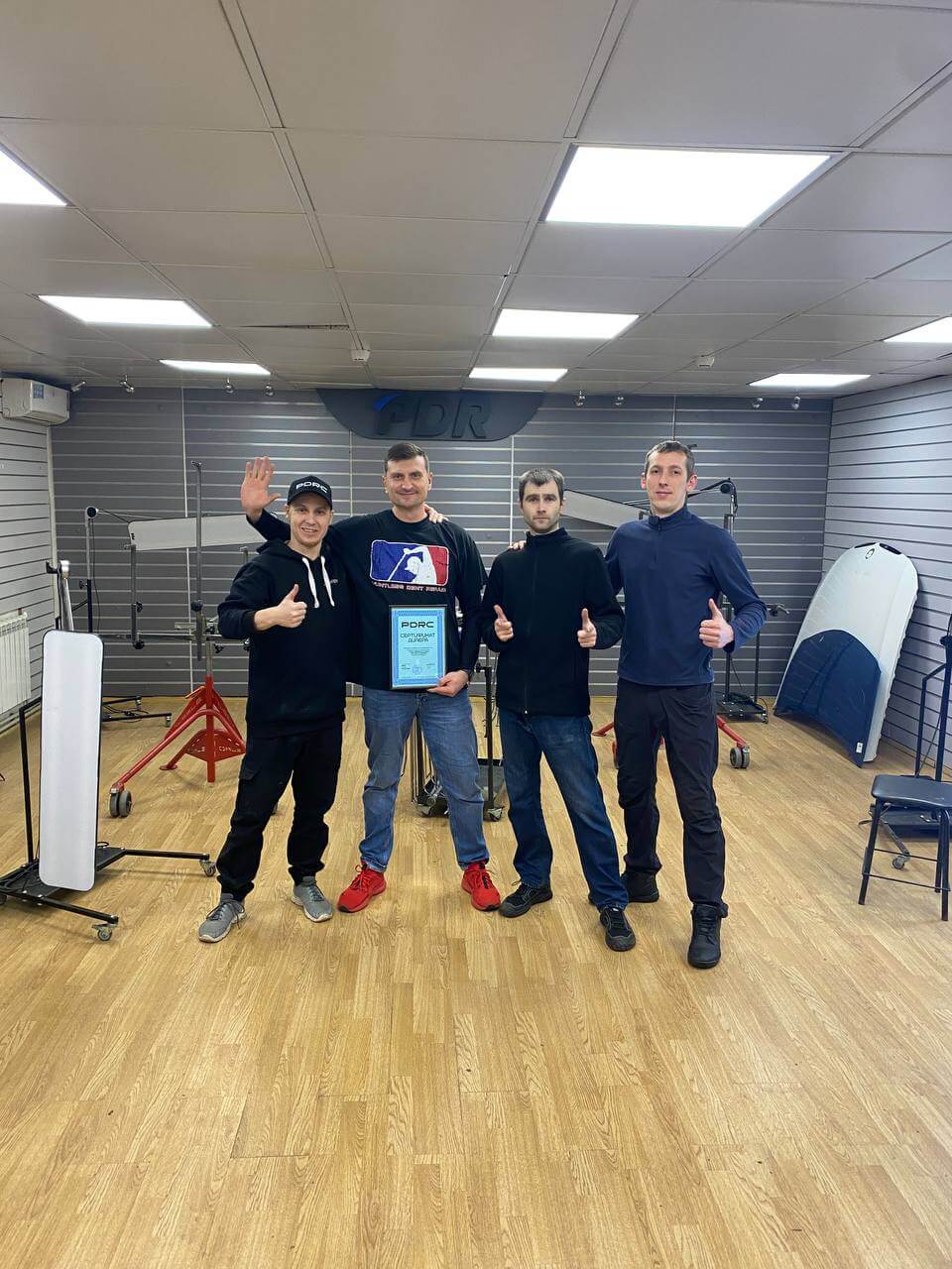 Команда VMYATINA.BY с сертификатом